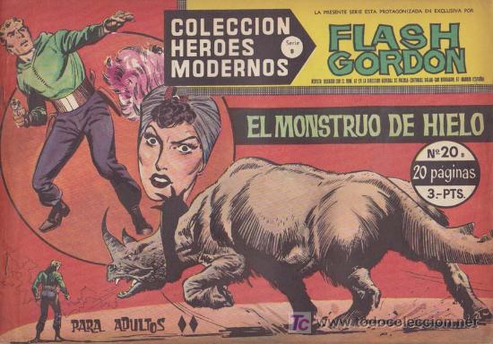 Tebeos: FLASH GORDON, Serie B, n&ordm; 20: El monstruo de hielo - Foto 1