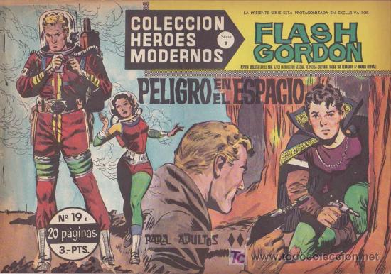Tebeos: FLASH GORDON, Serie B, n&ordm; 19: Peligro en el espacio - Foto 1