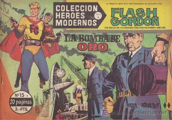 Tebeos: FLASH GORDON, Serie B, n&ordm; 15: La bomba de oro - Foto 1