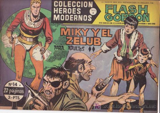 Tebeos: FLASH GORDON, Serie B, n&ordm; 14: Miky y el Zelub - Foto 1