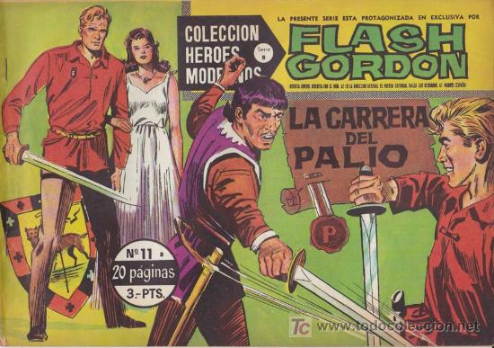 Tebeos: FLASH GORDON, Serie B, n&ordm; 11: La carrera del palio - Foto 1