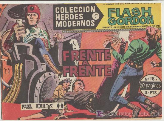 Tebeos: Flash Gordon Serie B n&ordm; 18. H&eacute;roes Modernos . Dolar. - Foto 1