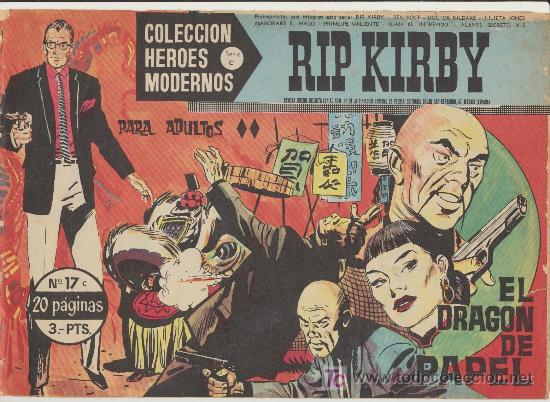Tebeos: Heroes Modernos Serie C n&ordm; 17. Rip Kirby. - Foto 1