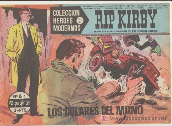 Tebeos: Heroes Modernos Serie C n&ordm; 6. Rip Kirby. - Foto 1