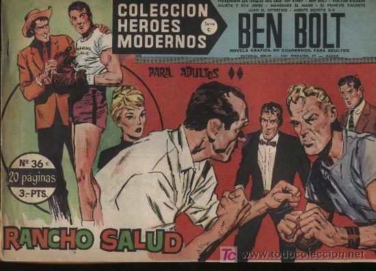 Tebeos: Heroes Modernos Serie C n&ordm; 36. Ben Bolt. Dolar. - Foto 1
