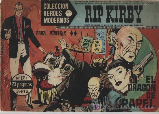Tebeos: Heroes Modernos Serie C n&ordm; 17. Rip Kirby. Dolar. - Foto 1