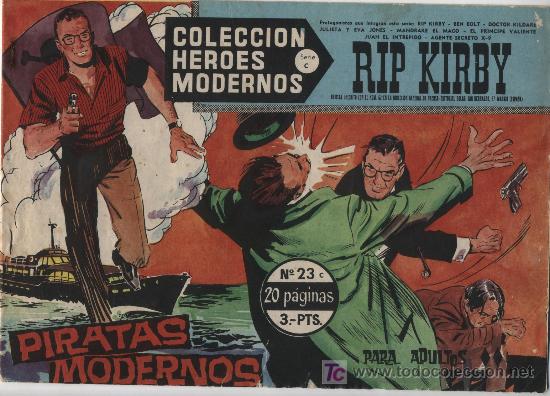 Tebeos: Heroes Modernos Serie C n&ordm; 23. Rip Kirby. Dolar. - Foto 1