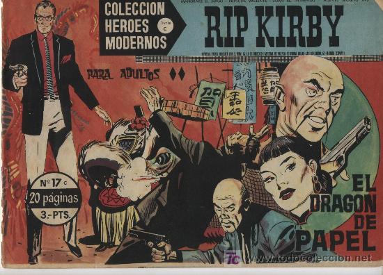 Tebeos: Heroes Modernos Serie C n&ordm; 17. Rip Kirby. Dolar. - Foto 1