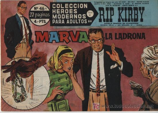 Tebeos: Heroes Modernos Serie C n&ordm; 46. Rip Kirby. Dolar. - Foto 1