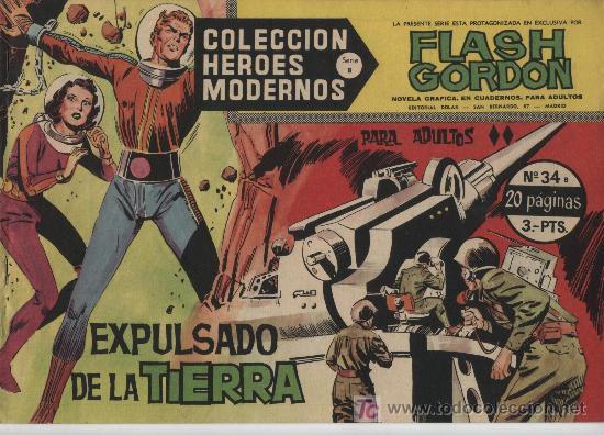 Tebeos: Flash Gordon Serie B n&ordm; 34. Dolar. - Foto 1