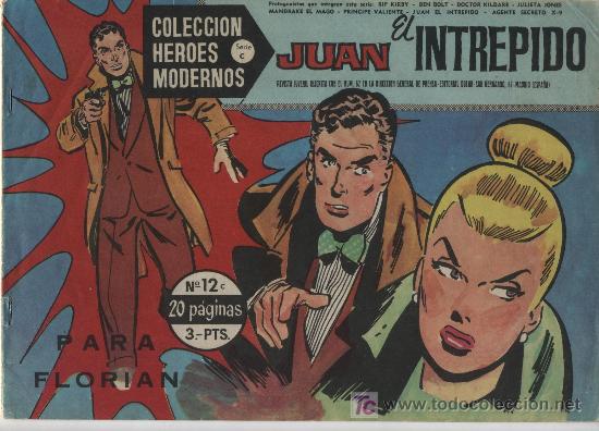 Tebeos: H&eacute;roes Modernos Serie C n&ordm; 12. Juan el Intr&eacute;pido. - Foto 1
