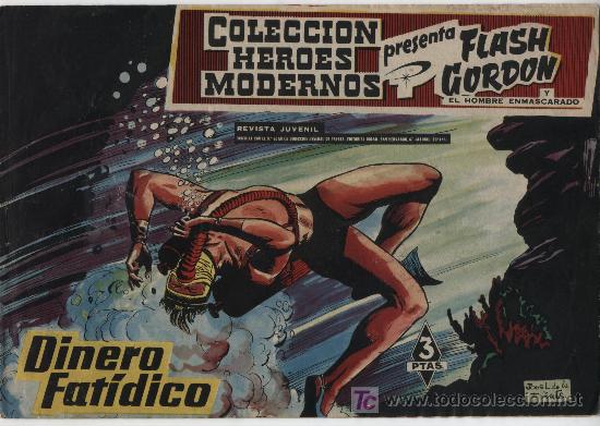 Tebeos: Flash Gordon n&ordm; 20.Serie Flash Gordon y El Hombre Enmascarado. Dolar. - Foto 1
