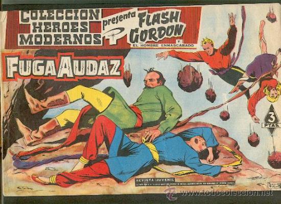 Tebeos: COLECCI&Oacute;N HEROES MODERNOS PRESENTA FLASH GORDON N&ordm; 018,EDITORIAL D&Oacute;LAR - Foto 1