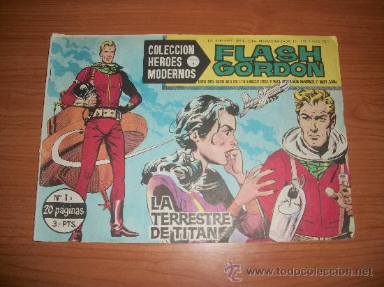 Tebeos: FLASH GORDON N&ordm; 1 COLECCION HEROES MODERNOS DOLAR SERIE B - Foto 1