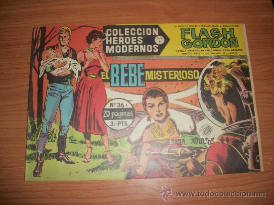 Tebeos: FLASH GORDON N&ordm; 36 COLECCION HEROES MODERNOS DOLAR SERIE B - Foto 1