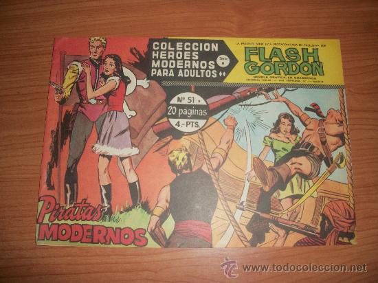 Tebeos: FLASH GORDON N&ordm; 51 COLECCION HEROES MODERNOS DOLAR SERIE B - Foto 1