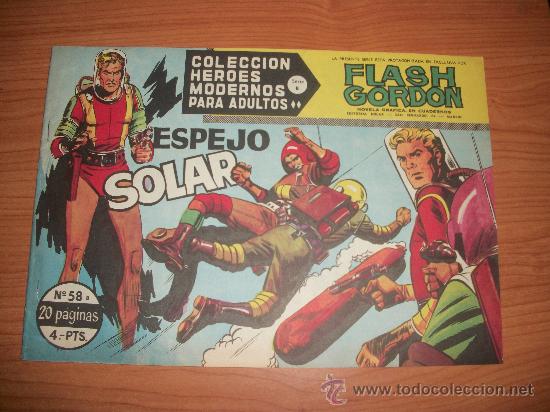 Tebeos: FLASH GORDON N&ordm; 58 COLECCION HEROES MODERNOS DOLAR SERIE B - Foto 1