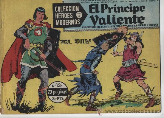 Tebeos: Heroes Modernos n&ordm;  13. El Principe Valiente. Dolar. - Foto 1