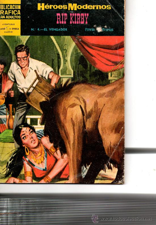 Tebeos: HEROES MODERNOS RIP KIRBY      N&ordm; 4      DE DOLAR - Foto 1