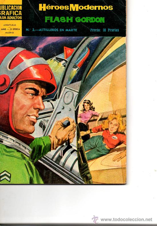 Tebeos: HEROES MODERNOS  FLASH GORDON       N&ordm; 2      DE DOLAR - Foto 1
