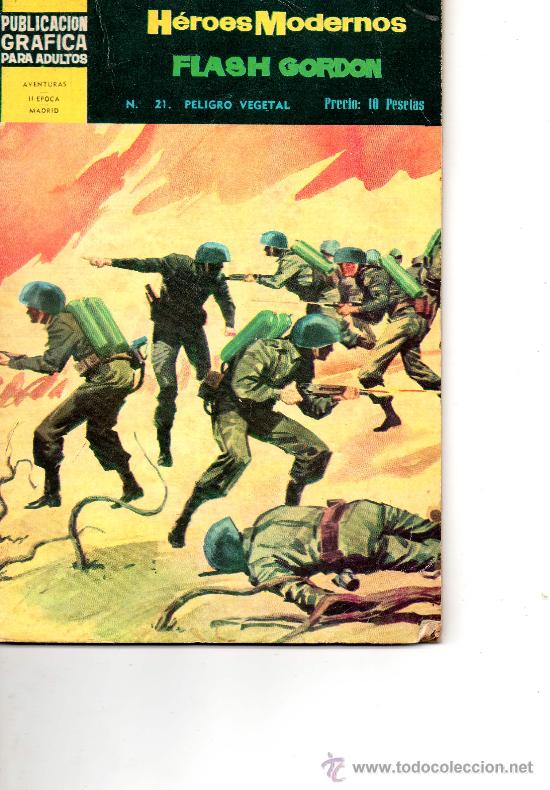 Tebeos: HEROES MODERNOS  FLASH GORDON       N&ordm; 21      DE DOLAR - Foto 1