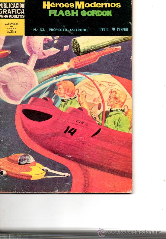 Tebeos: HEROES MODERNOS  FLASH GORDON       N&ordm; 32      DE DOLAR - Foto 1