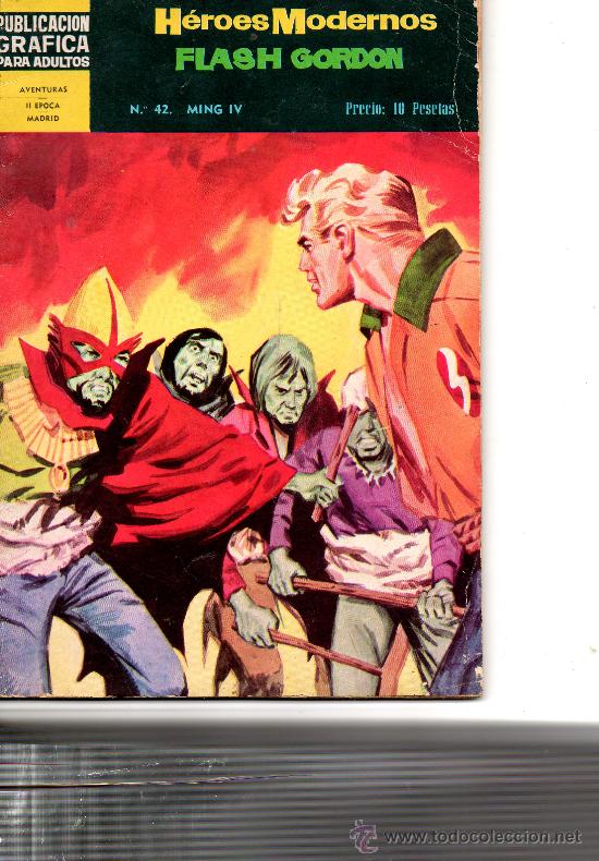 Tebeos: HEROES MODERNOS  FLASH GORDON       N&ordm; 42      DE DOLAR - Foto 1