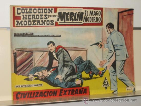 Tebeos: MERLIN EL MAGO MODERNO N&ordm; 8 EDITORIAL DOLAR - Foto 1