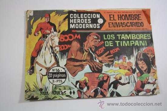 Tebeos: Comic El Hombre Enmascarado, n&ordm; 16, Ed. Dolar - Foto 1