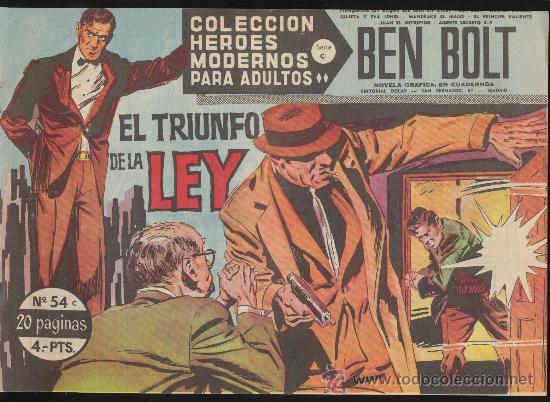 Tebeos: Heroes Modernos.Serie C n&ordm;  54. Ben Bolt. - Foto 1