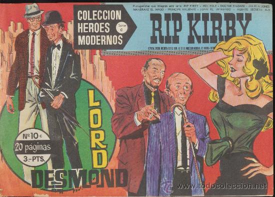 Tebeos: Heroes Modernos.Serie C n&ordm;  10. Rip Kirby. - Foto 1