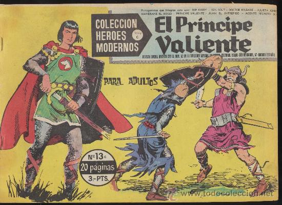 Tebeos: Heroes Modernos.Serie C n&ordm;  13. El Principe Valiente. - Foto 1