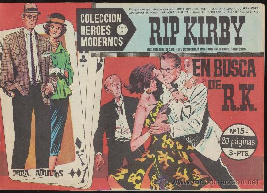 Tebeos: Heroes Modernos.Serie C n&ordm;  15. Rip Kirby. - Foto 1