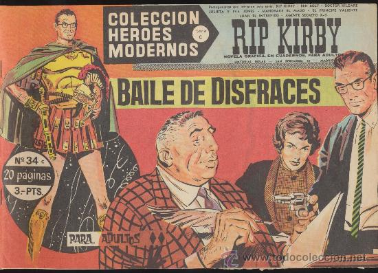 Tebeos: Heroes Modernos.Serie C n&ordm;  34. Rip Kirby. - Foto 1