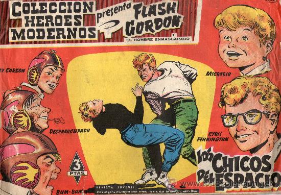 Tebeos: FLASH GORDON - N&ordm; 18 - &rdquo;LOS CHICOS DEL ESPACIO&rdquo; - ORIGINAL - ED. D&Oacute;LAR - A&Ntilde;OS 50. - Foto 1