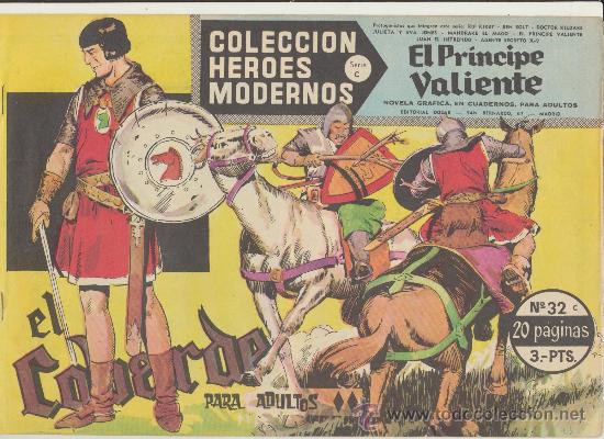 Tebeos: H&eacute;roes Modernos Serie C n&ordm;  32. El Pr&iacute;ncipe Valiente. - Foto 1