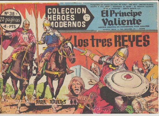 Tebeos: H&eacute;roes Modernos Serie C n&ordm;  38. El Pr&iacute;ncipe Valiente. - Foto 1