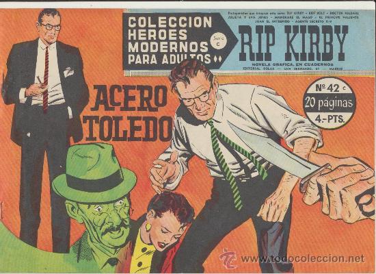 Tebeos: H&eacute;roes Modernos Serie C n&ordm;  42.  Rip Kirby. - Foto 1