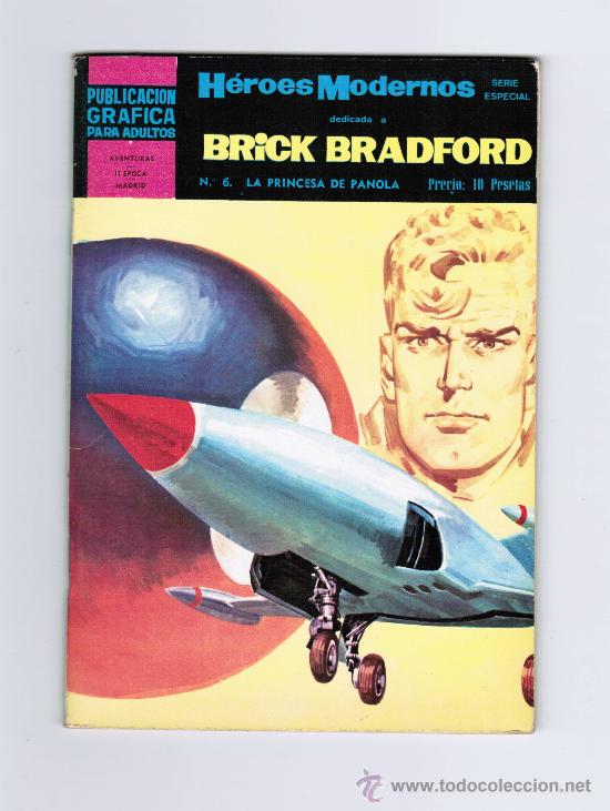 Tebeos: H&Eacute;ROES MODERNOS - BRICK BRADFORD N&ordm; 6 - EDITORIAL DOLAR - Foto 1