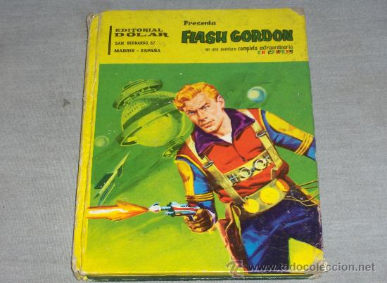 Tebeos: FLASH GORDON EN COLORES. EDITORIAL DOLAR. 96 P&Aacute;GINAS. TAPAS DURAS. DIF&Iacute;CIL!!!!! - Foto 1