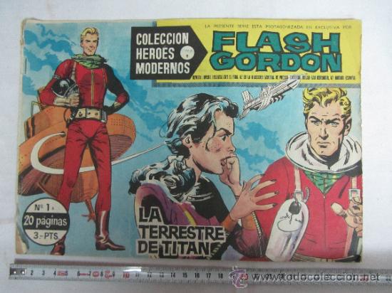 Tebeos: Comic de Flash Gordon, La Terrestre de Titan, n&ordm; 1 - Foto 1