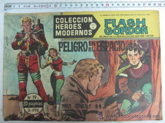 Tebeos: Comic de Flash Gordon, Peligro en el espacio, n&ordm; 19 - Foto 1