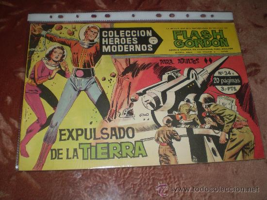 Tebeos: Heroes Modernos. Serie B. Flash Gordon n&ordm; 34 - Foto 1