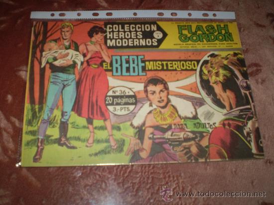 Tebeos: Heroes Modernos. Serie B. Flash Gordon n&ordm; 36 - Foto 1