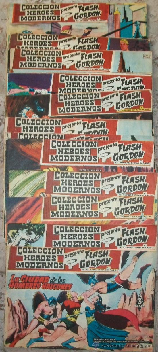 Tebeos: Flash Gordon (Dolar) (Serie ceros) Lote de 11 tebeos - Foto 1
