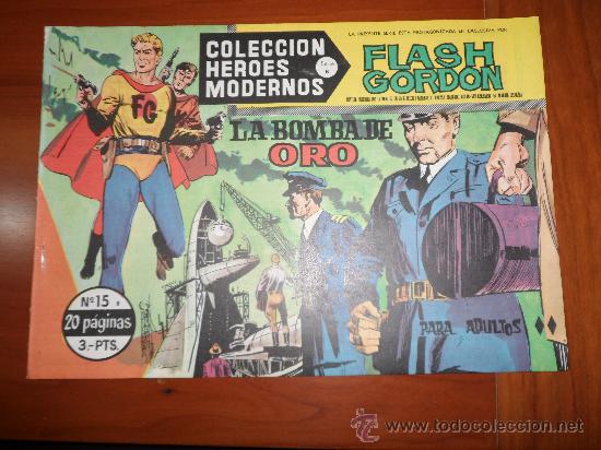 Tebeos: FLASH GORDON HEROES MODERNOS DOLAR SERIE B N&ordm; 15 IMPECABLE - Foto 1