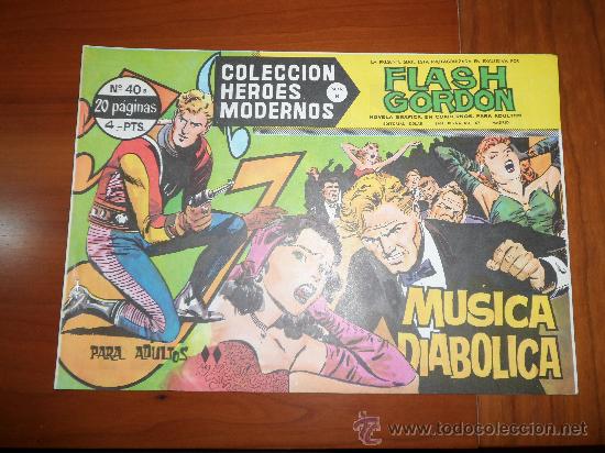 Tebeos: FLASH GORDON HEROES MODERNOS DOLAR SERIE B N&ordm; 40 IMPECABLE - Foto 1