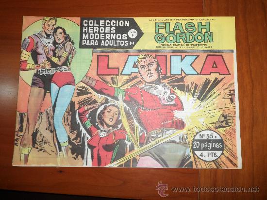 Tebeos: FLASH GORDON HEROES MODERNOS DOLAR SERIE B N&ordm; 55 IMPECABLE - Foto 1