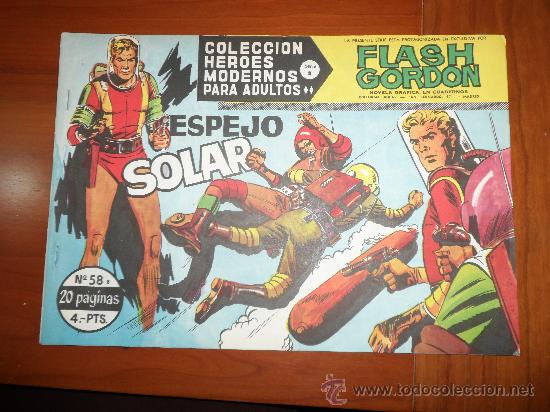 Tebeos: FLASH GORDON HEROES MODERNOS DOLAR SERIE B N&ordm; 58 IMPECABLE - Foto 1