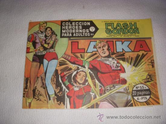 Tebeos: COLECCI&Oacute;N HEROES MODERNOS N&ordm; 55, SERIE B, CON FLASH GORDON, EDITORIAL D&Oacute;LAR - Foto 1